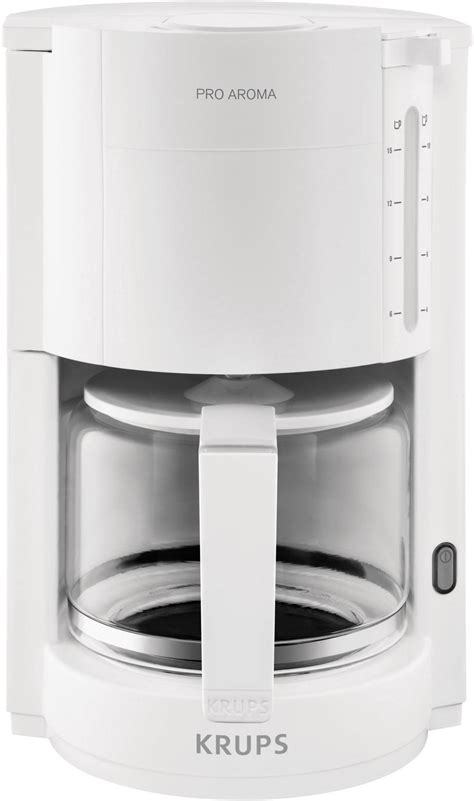 Krups Proaroma Coffee Maker White Cup Volume15