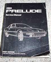 1989 Honda Prelude Service Manual DIY Repair Manuals