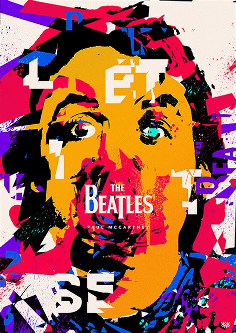 The Beatles posters on Behance