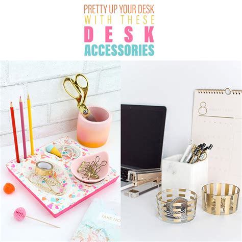 Pretty Up Your Desk With These Diy Desk Accessories The Cottage Market