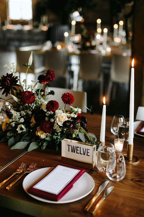 Beautiful Fall Wedding Centerpieces Weddingomania