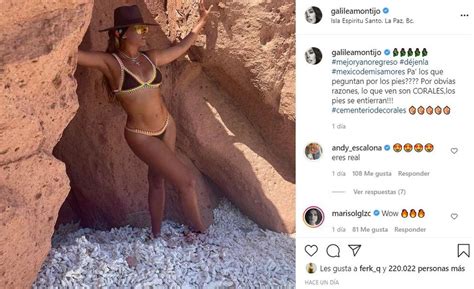 La Foto De Galilea Montijo En Bikini Por La Que Fue Criticada Infobae