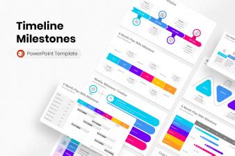 Timeline Milestones Powerpoint Template Nulivo Market