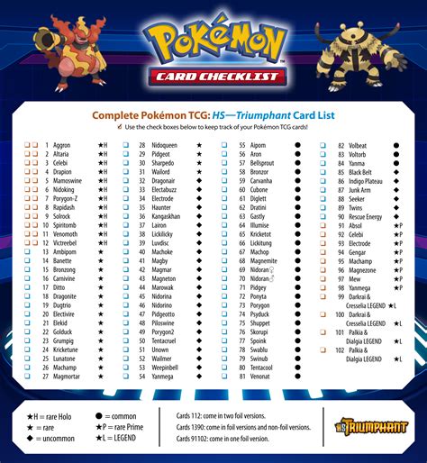 Pokemon Checklist 10 Free Pdf Printables Printablee