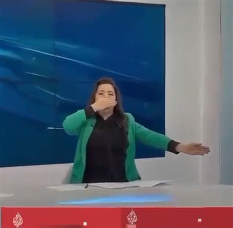 فيديو “زغروتة” من مذيعة الجزيرة على الهواء مباشرة شاهد ديرتنا نيوز