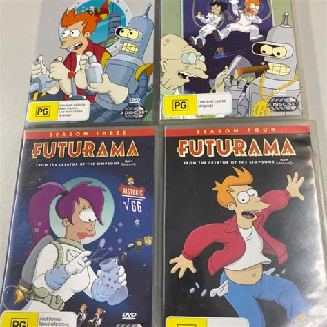 Futurama Seasons 1 4 DVDs