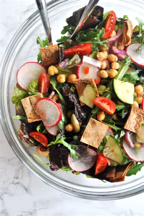 Fattoush Salad With Chickpea Love And Good Stuff