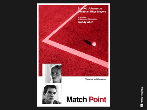 Match Point - Minimalist Swiss Style Movie Poster by Rams Themes on Dribbble