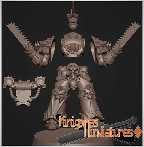 Stl File Chainsword Man Anime Figurine 👨 ・3d Printing Model To Download