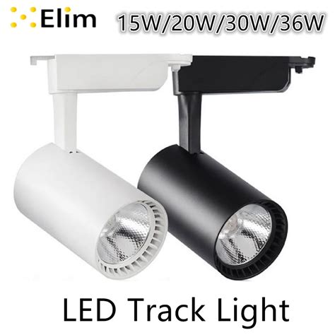 New High Quality Dimmable Led Track Rail Lighting Fixture W W W