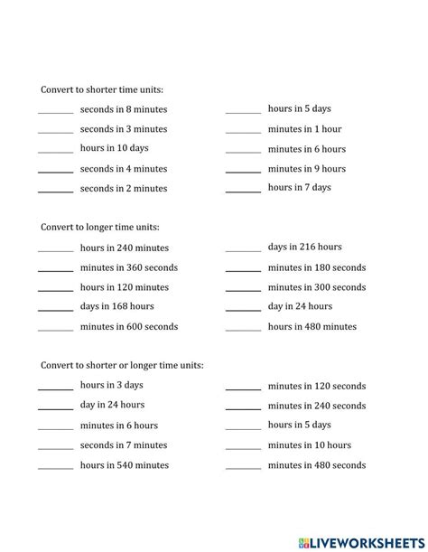 1171950 Math Unit Time Conversion Grade 3 Denisetai