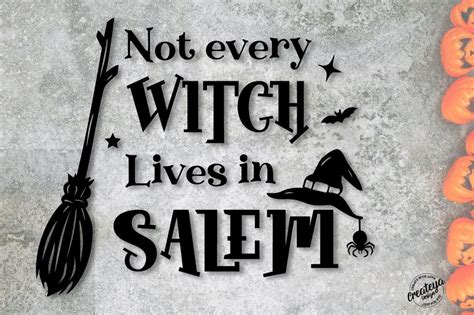 Witch Quote Svg Witch Broom And Hat Halloween Svg Not Every Witch