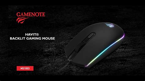 Havit Rgb Backlit Gaming Mouse Hv Ms1003 Rgb Youtube