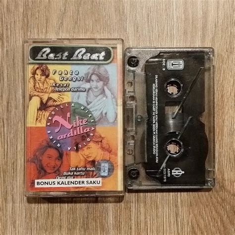 Jual Kaset Tape Pita Nike Ardilla Best Beat Kaset Musik Pop Rock