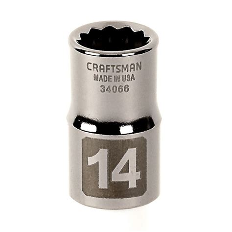 Craftsman 14mm Easy To Read Socket 12 Pt Std 12 In Drive Tools