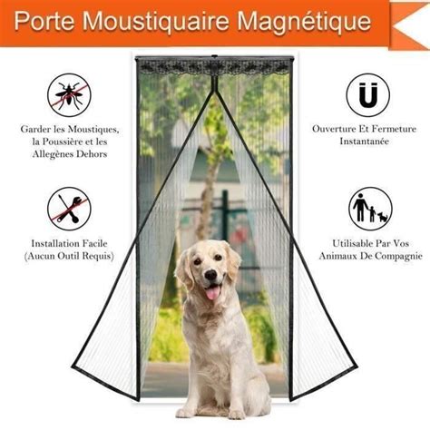 Rideau Moustiquaire Magnétique Anti Insecte Mouche Moustique Rideau