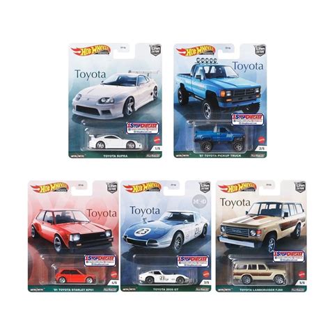 Hot Wheels Premium P01183 Car Culture Toyota Set Giftorita