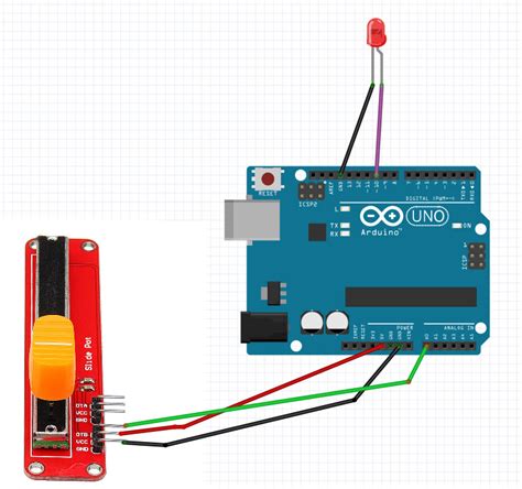 Controlling LED Brightness With A Potentiometer And Arduino Arduino