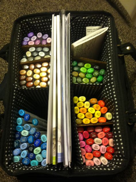 My New Copic Marker Storage Solution Kats Adventures In Paper