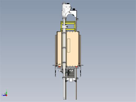 Asansor Cift Giris轿厢电梯结构step模型图纸免费下载 屿双网