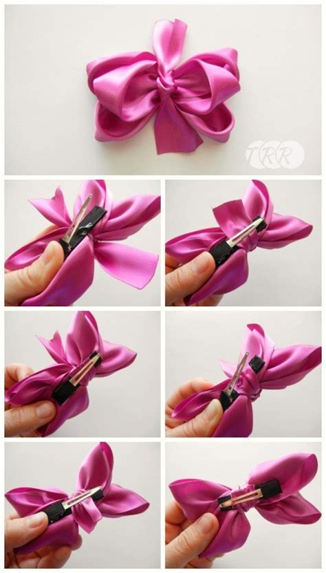 Triple Layer Satin Hair Bow The Ribbon Retreat Blog