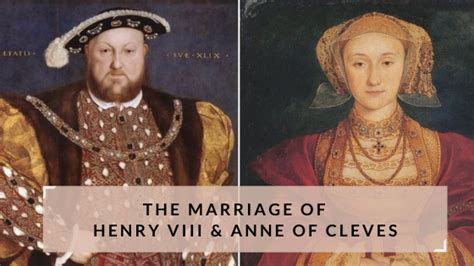 The Marriage Of Anne Of Cleves And Henry Viii Tudor History