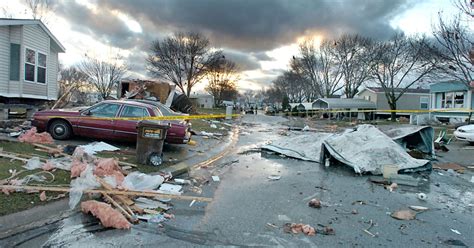 Tornadoes Destroy Homes Rain Floods Roads