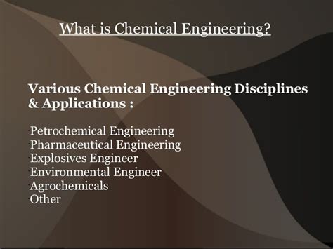 What Is Chemical Engineering