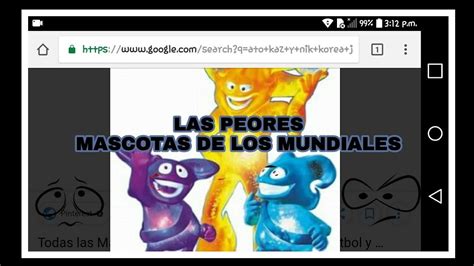 LAS 6 PEORES MASCOTAS DE LOS MUNDIALES YouTube