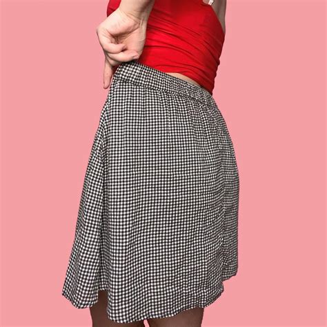 🥤 High Waist Checkered Skirt 🥤 Perf For Going To Get Depop