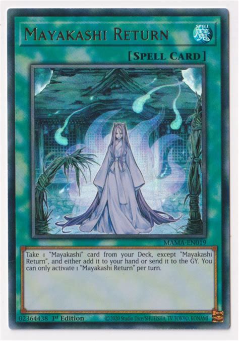 Mayakashi Return Ultra Rare Mama En019 Yu Gi Oh Single Card