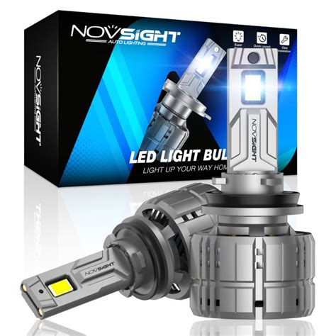 Novsight N60 6500K Super Bright Led Lights For Car H11 Led Headlight