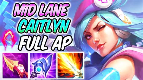 Full Ap Caitlyn Mid With Luden S Dark Harvest League Of Legends