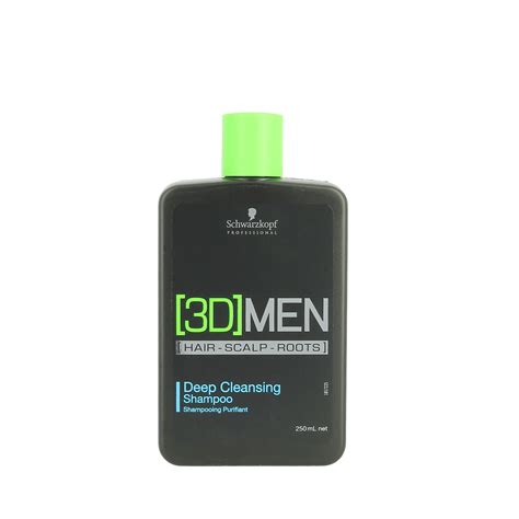 Buy Schwarzkopf 3D Men Deep Cleansing Shampoo 250ml Salon Wholesale