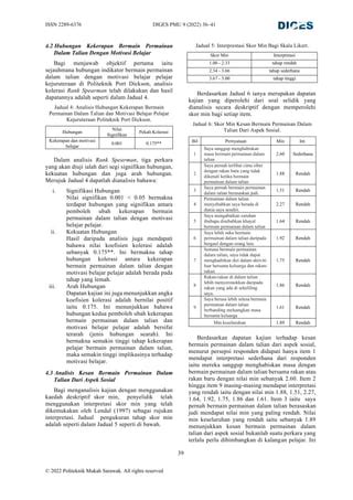 Hubungan Kekerapan Bermain Permainan Dalam Talian Dengan Pdf