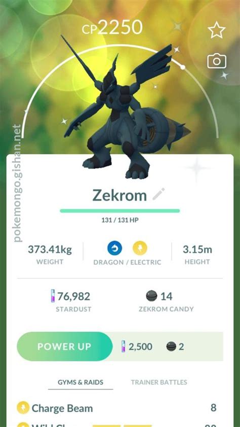 Zekrom - Pokemon Go