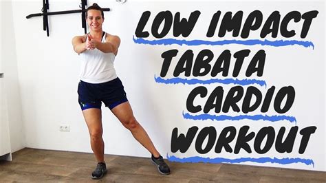 24 Minute Low Impact Tabata Hiit Workout For Weight Loss Fat Burning