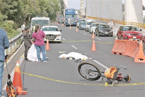 Muere ciclista atropellado sobre la México Toluca La Nota Roja