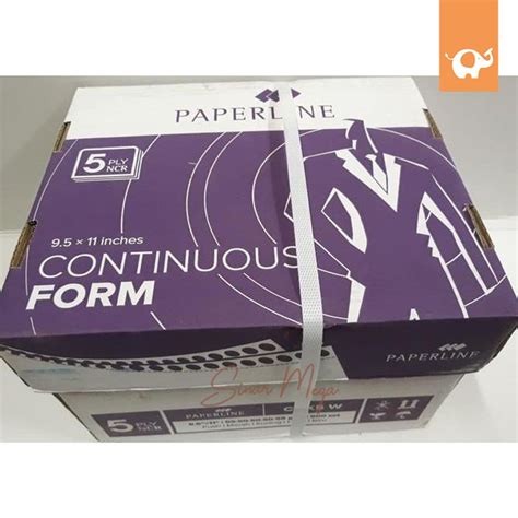 Jual Paperline Ppl Continuous Form 5 Ply Ncr Warna Continous Murah Indonesia Shopee Indonesia