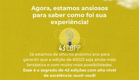 Cbpp Participe Da Pesquisa De Satisfa O E Ajude A Construir Um