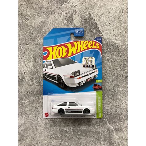 Jual Hot Wheels Toyota AE86 Sprinter Trueno Putih Factory Sealed FS HW