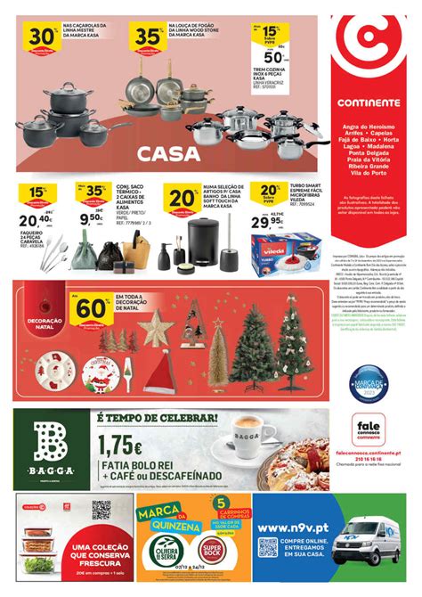 Antevisão Folheto CONTINENTE BAZAR AÇORES Promoções 7 dezembro a 24