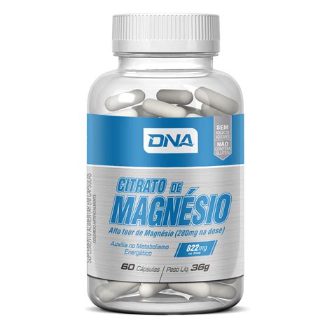 Citrato De Magn Sio C Psulas Compre Dna Suplementos