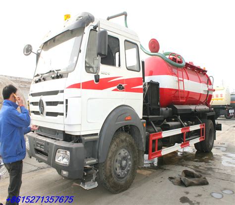 Beiben Vacuum Tanker Truck Combined Jetting Tic Trucks