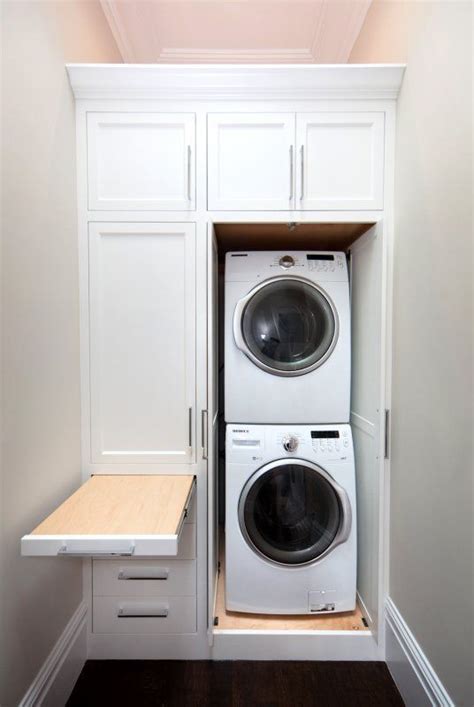 20 Stackable Washer And Dryer Cabinet Ideas