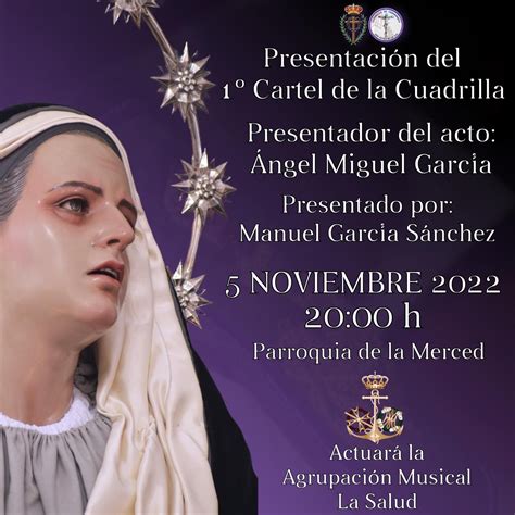 Presentación del Cartel de los Cultos de Nuestra Señora de la Piedad