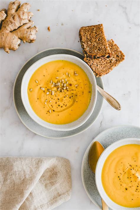 Carrot Ginger Soup Recipe Healthy And Vegan Aline Made