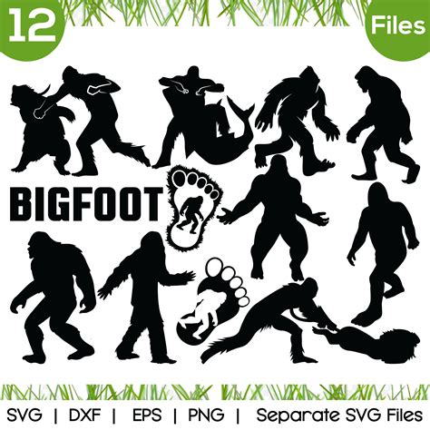 Sasquatch Svg Cut Files Vector Svg Format