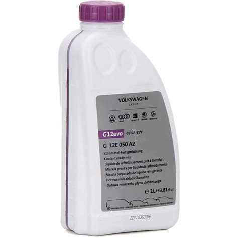 Genuine Audi Skoda Volkswagen G12 Evo Ready Mix Antifreeze Coolant G12e050a2 G013a8jm1 1 Litre