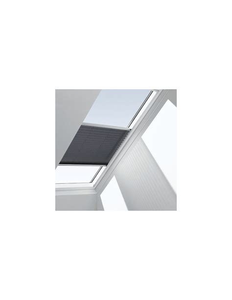 Store plissé manuel Noir FHL MK08 1274S VELUX Profilé Aluminium